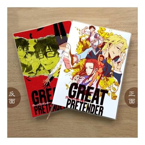 Anime The Great Pretender Men Women Student Notebook Cartoon Eye Protection Diary Notepad Jotter Memorandum Book Birthday Gifts
