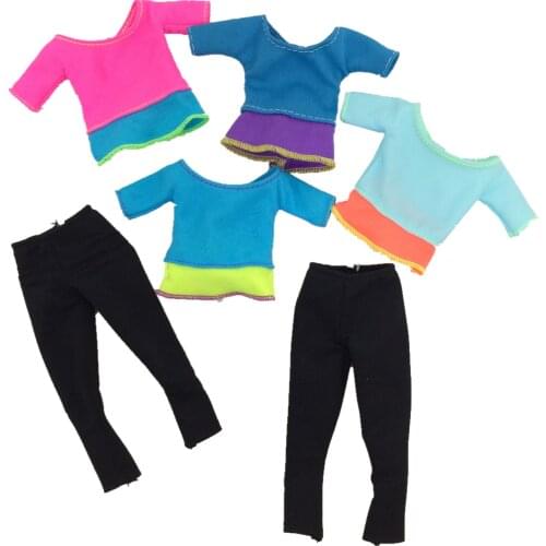 For Original Barbie Doll Yoga Clothes Sport Style Gymnastics Dolls Pants Accessories Christmas Birthday Toys Gift Childrens kid