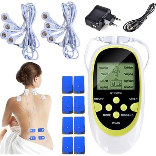 Electric Neck Massager Back Stimulator Full Body Relax Muscle Therapy Massager Massage belt tens Acupuncture Electrostimulator