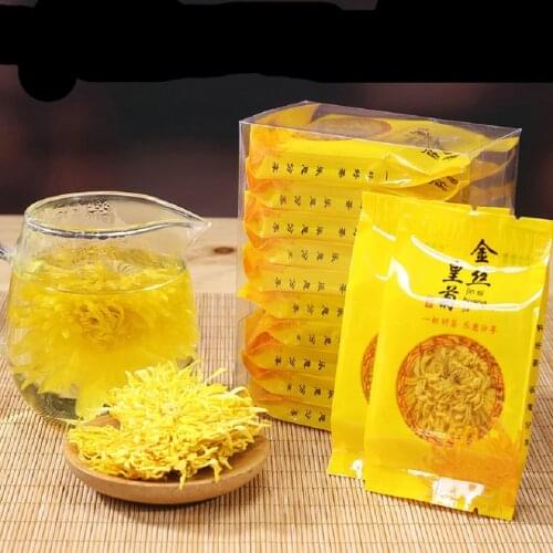 Chrysanthemum cha Gold Silk Royal Super Premium Tongxiang Chrysanthemum cha Leaves Fire