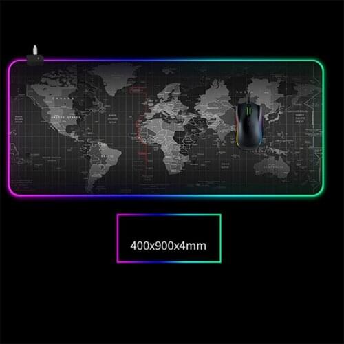 Gaming 900x400 Mm Mousepad For Gaming Mouse Keyboard Xl 14 Led Lighting-mode Precision Tracking Professional Gaming Mouse Pad