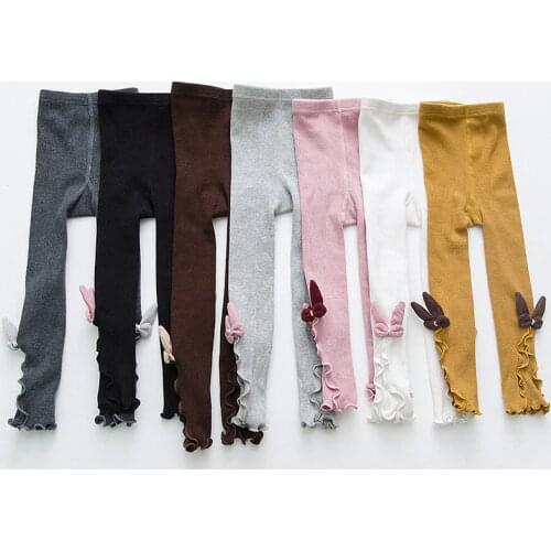 Tights for Girls Autumn And Winter Tights Kids Cotton Pantyhose Girl Cartoon Rabbit Baby Tights Childrens Accessories
