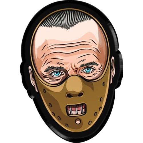 Hannibal Lecter Masking Brooch Cannibal Enamel Pin Silence of the Lambs Theme Accessory