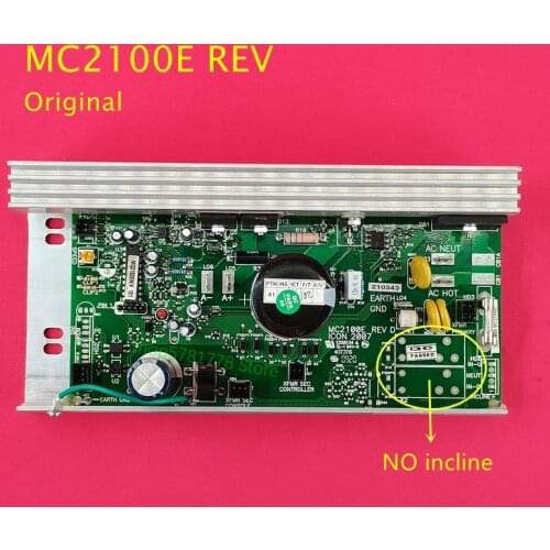 Treadmill motor speed controller U-MC2100E MC2100E U3 CODE 100 for ICON Heaith & Fitness Circuit board motherboard NO incline