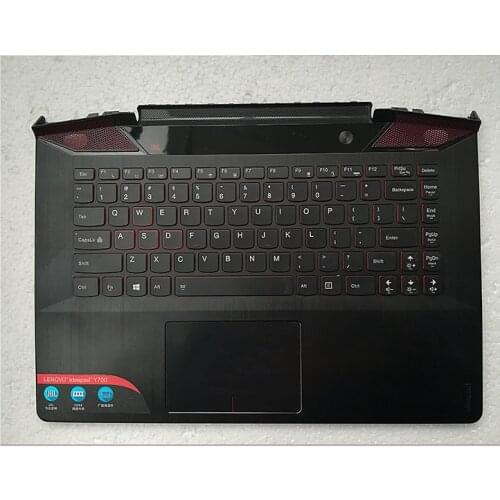 95% New Topcase Palmrest Upper cover Keyboard housing For Lenovo Y700 Y700-14isk Y700-14
