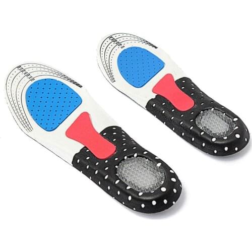 New-Men Gel Orthotic Sport Running Insole Insert Shoe Pad Arch Support Cushion, For Men(250mm-285mm)
