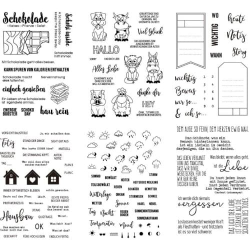 German Clear Stamp Or stamp for DIY Scrapbooking/Card Making/Kids Fun Decoration Supplies A171