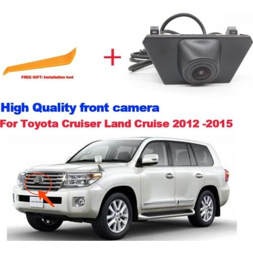 High Quality Car Front View Parking Special Camera For Toyota Cruiser Land Cruise 2012 2013 2014 2015 Night Vision CCD full HD