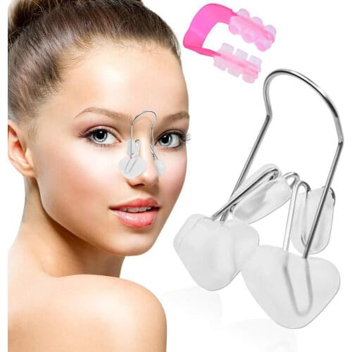 1Pcs Nose Up Lifting Shaping Shaper Orthotics Clip Beauty Nose Slimming Massager Straightening Clips Tool Nose Up Clip Corrector