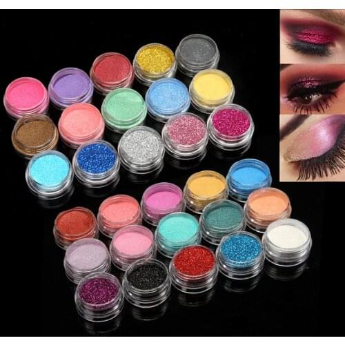 30 Color/Set 15C + 15 E Makeup 30 Color Loose Powder Glitter Pro Eyeshadow Beauty Eye Shadow Pigment US DROPSHIPPING