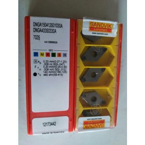 5PCS CARBIDE INSERT DNGA150412S01030A 7025