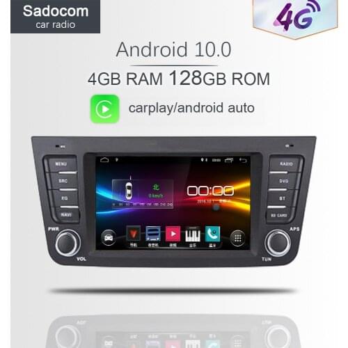 Carplay 4G SIM LTE Android 10.0 Octa 4GB RAM 8GB ROM Car DVD Player for Geely Emgrand GX7 EX7 X7 GPS RDS Radio Bluetooth 2 din