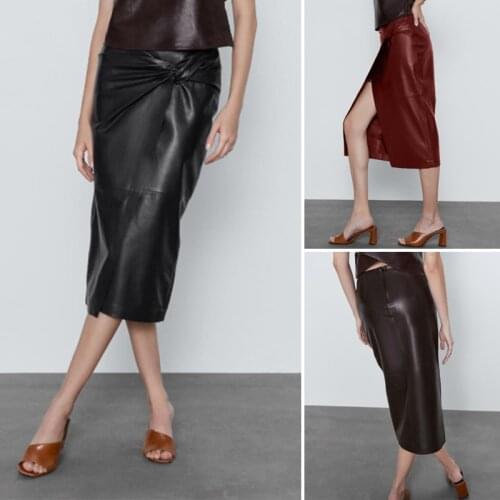 Celmia Slit Pencil Skirts
