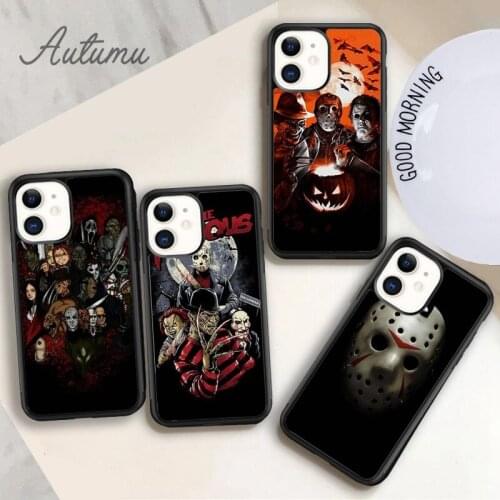Jason Vorhees Friday the 13th Phone Case for iPhone 11 12 Pro Max mini X XR XS SE 2020 5 6S 7 8 Plus Samsung S9 S10 Cover shell