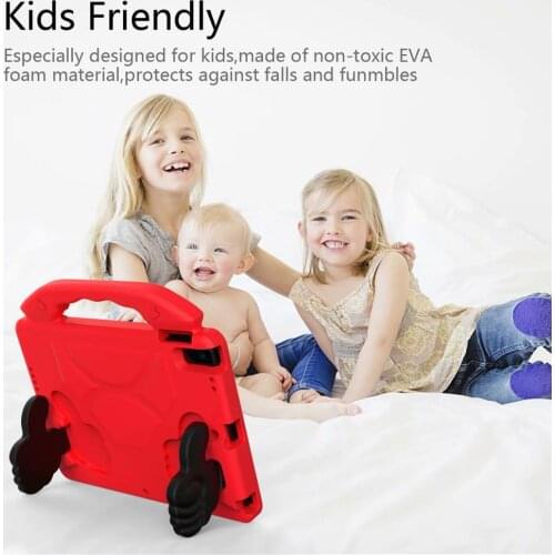 For Ipad 9.7 2018 Case Hand-held Shock Proof Kids EVA Full Body Cover Handle Stand Case For IPad 5 6 Air 1 2 Pro 9.7 2017 #S