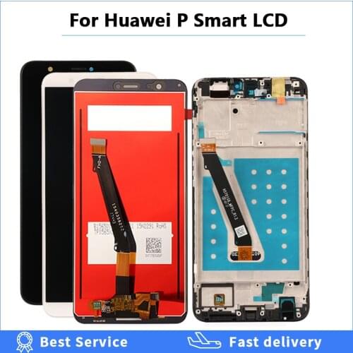 Top quality Screen For Huawei P Smart LCD Display Touch Digitizer Assembly For Huawei P Smart LCD With Frame FIG LX1 L21 L22 lcd