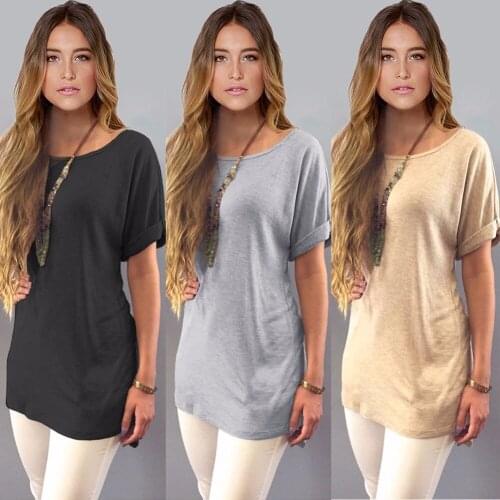 2017 Maternity Short Sleeve Crew Neck Lace Back Plus Size T Shirt Lace Inset Tees Tops Back Split