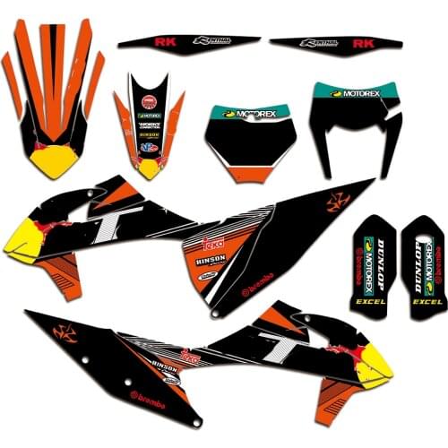 Motorcycle Team Graphic Decals Stickers DECO Dekor For KTM EXC EXCF XC XCF 2020 2021 SX SXF 2019-2021 125 200 250 300 350 450