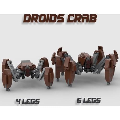 Star Movie Droid Building Blocks Space Battle Droids Crab Bricks Toys For Children Gifts Four Legs And Six Legs