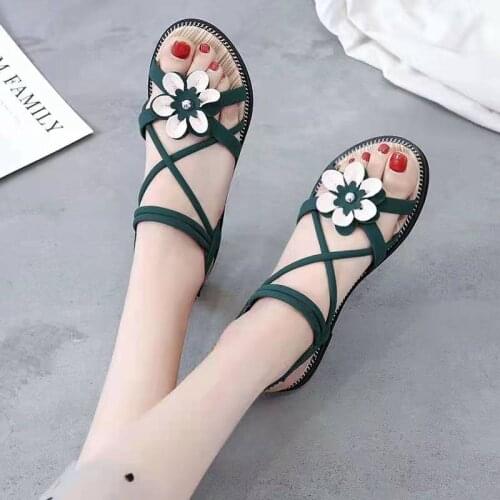 Beautiful Female Sandals Low Heels Popular for Women and Students