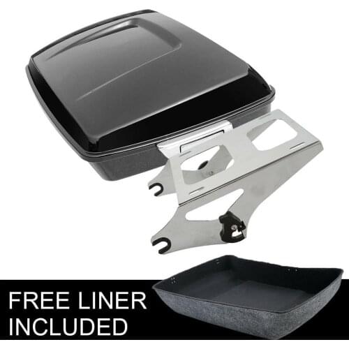 Motorcycle Chopped Trunk Mount Rack For Harley Touring Tour Pack Electra Glide Road King Road Glide Electra Glide 2014-2020