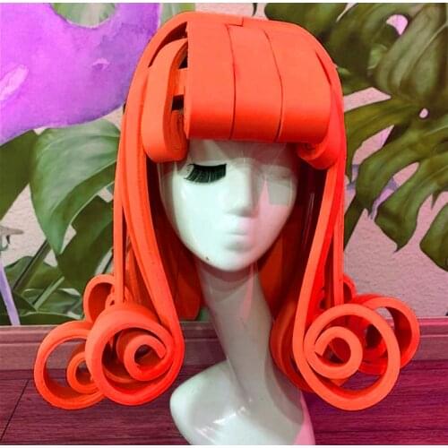 New Sexy wigs yellow bar gogo costume party girl interactive atmosphere ds color cosplay wig stage show headwear headdress