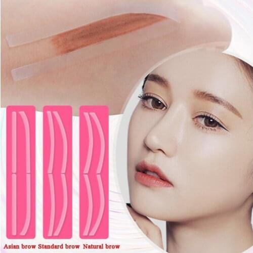 Microblading Accessories Disposable Eyebrow Shaping Sticker Auxiliary Template Eyebrow Stencil Permanent Makeup Tools Supplies