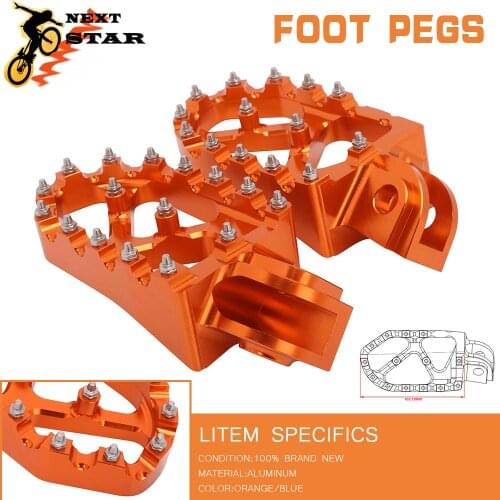 Footrest Footpeg Foot Pegs For KTM SX SXS XC XCF EXC EXCF TC TE 65 85 ADVENTURE 660 690 990 1090 125 150 250 300 FC FE 350 501