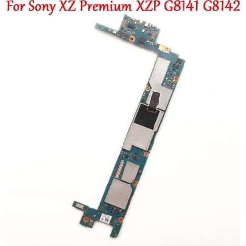 Tested Full Work Original Unlock Motherboard For Sony Xperia XZ Premium XZP G8141 G8142 Logic Circuit Electronic Panel