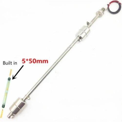 Adjustable Double Floating Ball Stainless Steel Level Automatic Control Switch Sensor Float Switch liquid water sensor 300-500MM