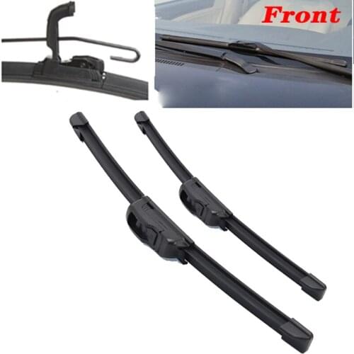 Car front Windscreen Wiper Blade For Peugeot 1007 2005-2011 Hook Type