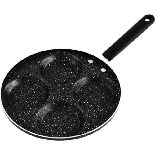 Four-Hole Frying Pot Thickened Omelet Pan Non-Stick Egg Pancake Steak Pan Cooking Egg Ham Pans Breakfast Maker
