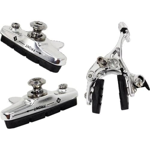 Road bike brake shoes C brake aluminum alloy Fixed Gear silent wear-resistant brake shoe water guiding rubber brake accessorie