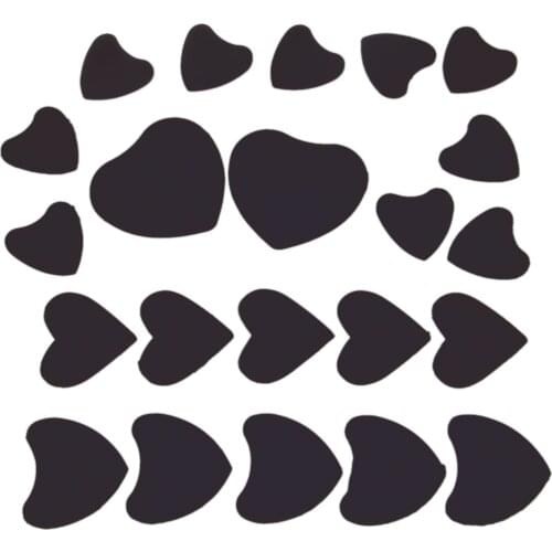 10/5/2Pcs Heart Magnetic Refrigerator Sticker Fit Glass Cabochon Fridge Magnet DIY Refrigerator Magnet Blackboard Sticker