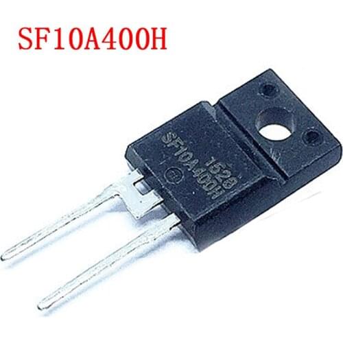 10Pcs SF10A400H TO-220F SF10A400 TO220 10A400