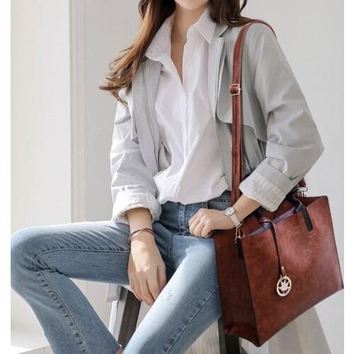 3pcs/set Brand Design Luxury Ladie PU Shoulder Bag Single Shoulder Large Capacity Messenger Broadband Female Solid Color Handbag