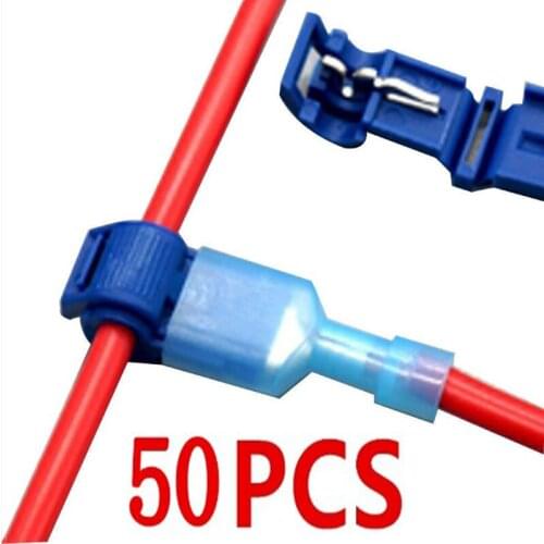 50Pcs(25set) Quick Electrical Cable Connectors Snap Splice Lock Wire Terminal Crimp Wire Waterproof Electric