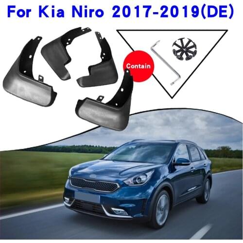 Car Fender Accessories For Kia Niro DE 2019 2018 2017 Mudguards Splash Guards Fender Mudflaps Car Fender Mud Flaps Car Fender