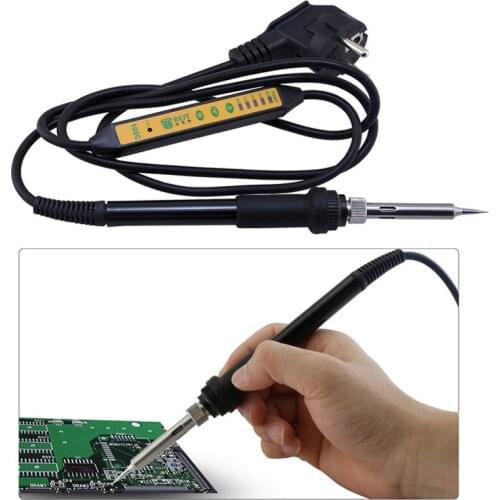 Free shipping BEST-102C Temperature Adjustable Welding station Soldering Iron with Switch repair tool solder tools