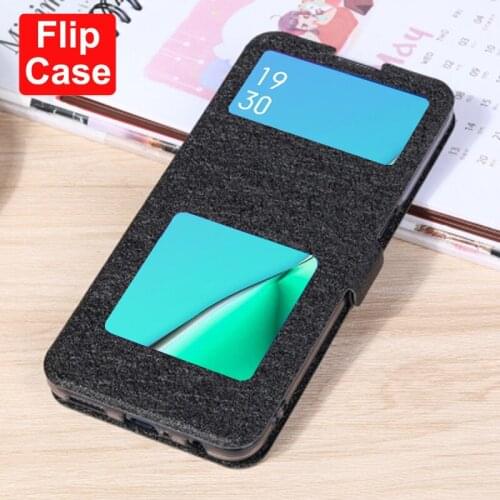 Open window cases For OPPO A5 2020 Case OPPOA5 back Cover PU Leather Flip Cover For OPPO A9 2020 shell OPPOA9 phone coque