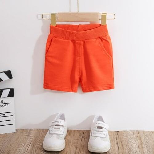 VIDMID Summer Cotton Childrens Shorts For Boys Girls Boys Beach trousers candy Colors Kids Casual Shorts Baby Clothing 7042 01