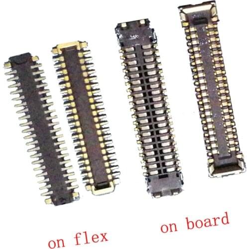 2PCS LCD Display Screen Flex Cable FPC Connector For One Plus OnePlus 7 pro 7pro 1+7 GM1910 p7819 Plug Port On Board 40pin