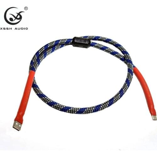 XSSH DIY USB Type C Cable HiFi USB A To C Audio Data Cable Audio cable Cord Wire