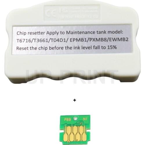 UP T3661 T366100 Ink Maintenance BOX Tank Chip Resetter compatible for epson XP-15000 xp15000 xp 15000 printer