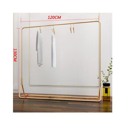 Clothing store new display rack wedding display rack men and women clothes floor hanger Nakajima bedroom side rack 009
