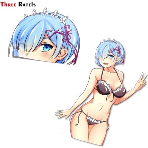 Three Ratels FC112 Style PK Rem Render Nishikino Maki Akishino Himeka Creative Car Sticker Waterproof Suitcase Laptop Decal