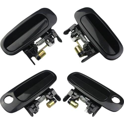 Fit For toyota corolla 98-02 Outside Door Handle 4pcs Front Right Passenger Black New