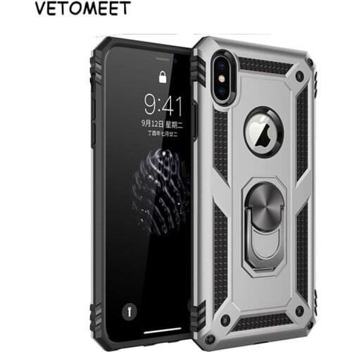 VETOMEET Case For iPhone X XR XS MAX 8 7 6 Plus Armor shape case For Huawei P20 P30 Lite Y6 Y7 Silicone Shockproof Back Cover