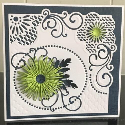 Metal Cutting Dies Stencil for Flower circle Scrapbooking Album Embossing Paper Cards Crafts Die Cuts