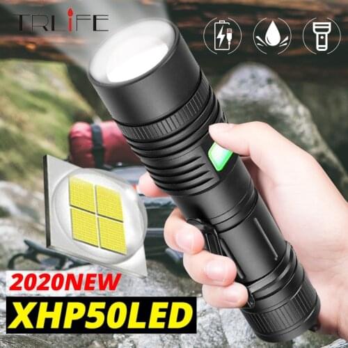 Ultra Powerful Xlamp XHP50.2 Flashlight USB Rechargeable LED Torch XHP70.2 Zoom XHP50 Lantern use 18650 26650 Battery